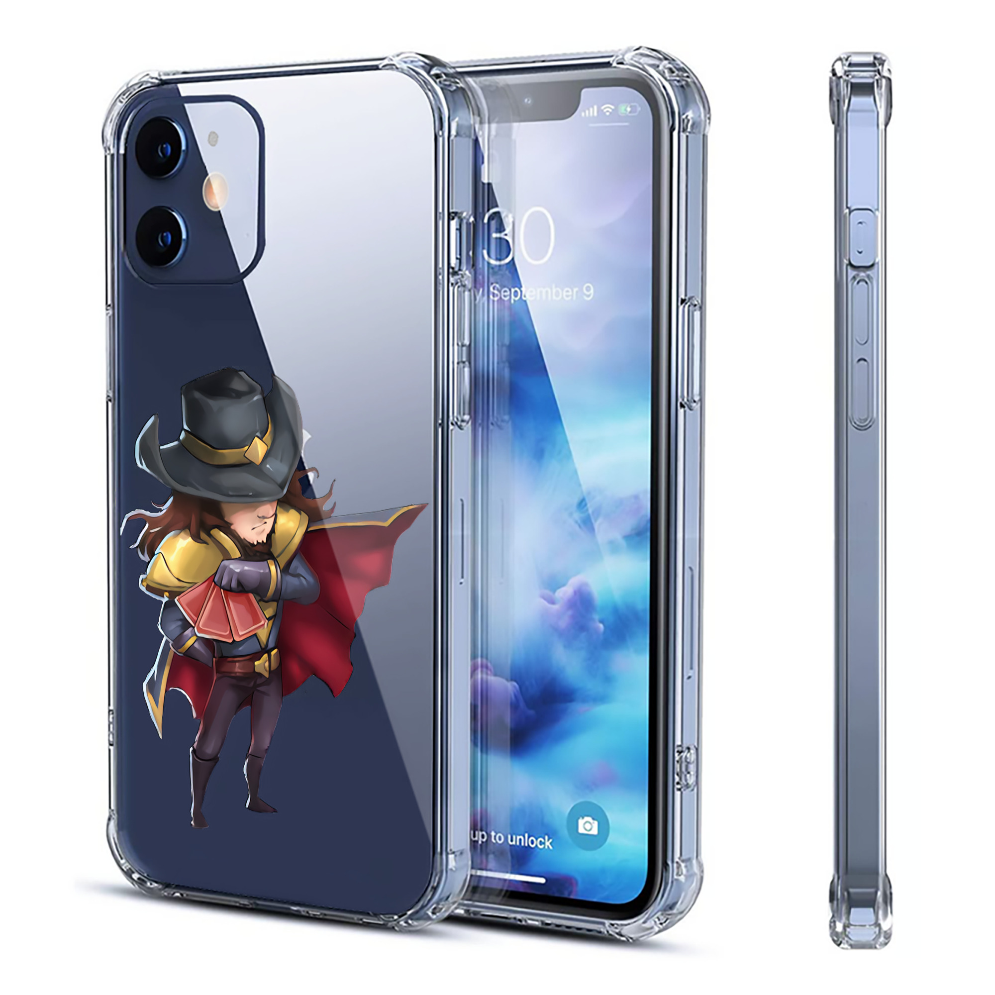 （画像用） リーグ・オブ・レジェンド League of Legends LOL 【iPhone 12シリーズ対応】透明スマホケース（クリアソフトケース）